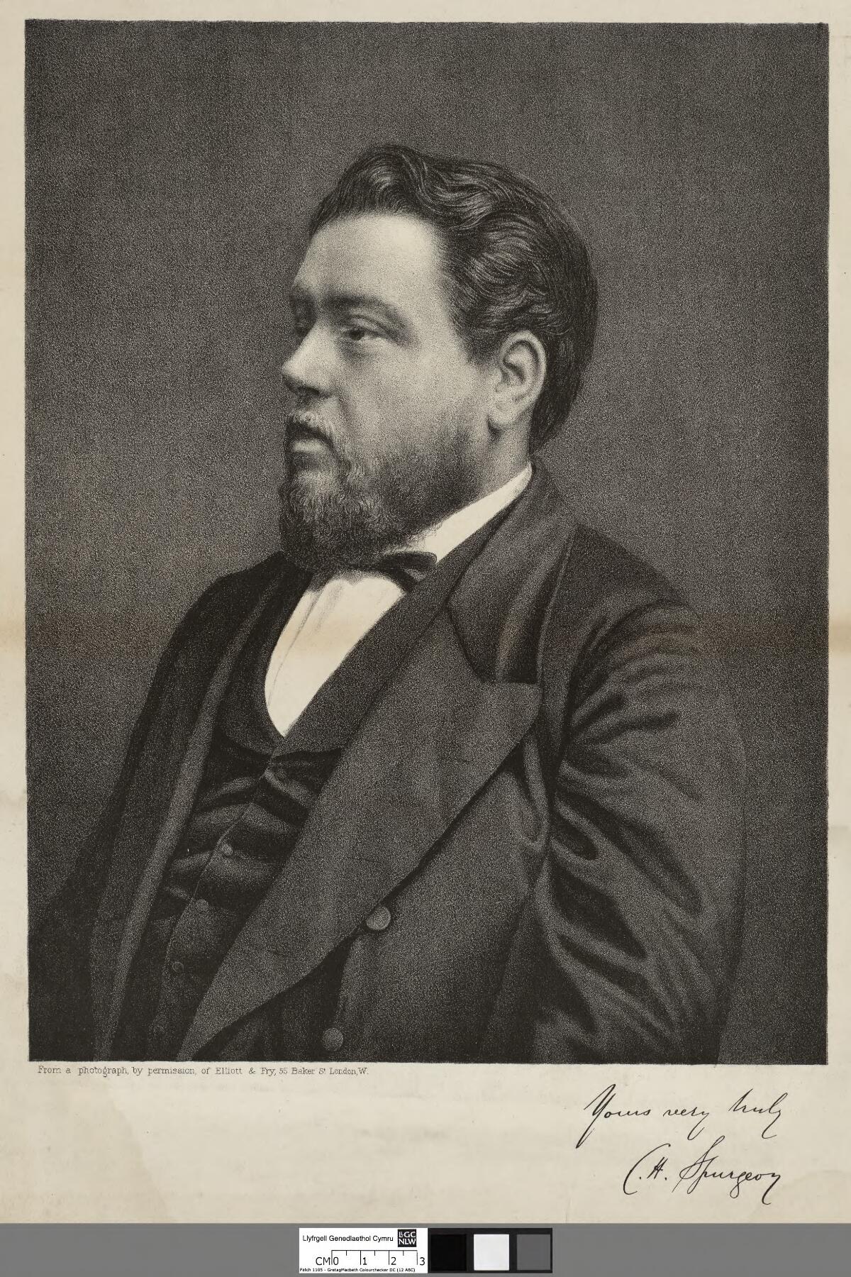 Historical portrait of Charles Haddon Spurgeon, circa 1880